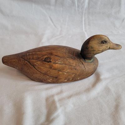 Hand Carved Duck Decoy (BD-EL)