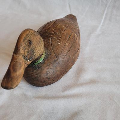 Hand Carved Duck Decoy (BD-EL)