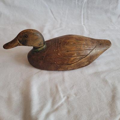 Hand Carved Duck Decoy (BD-EL)