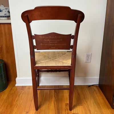 L1203 Set of 4 Hitchcock Limited Edition Morgan Horse Bicentennial Chairs