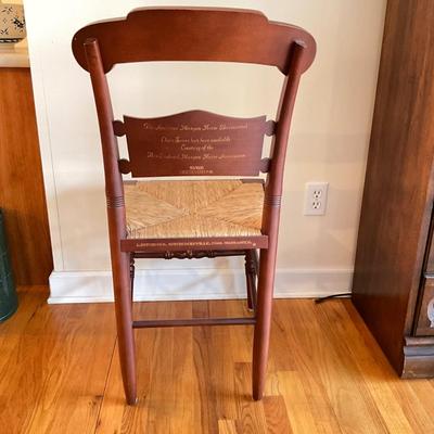 L1203 Set of 4 Hitchcock Limited Edition Morgan Horse Bicentennial Chairs