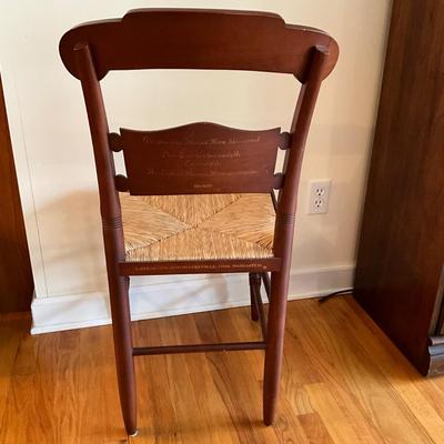 L1203 Set of 4 Hitchcock Limited Edition Morgan Horse Bicentennial Chairs