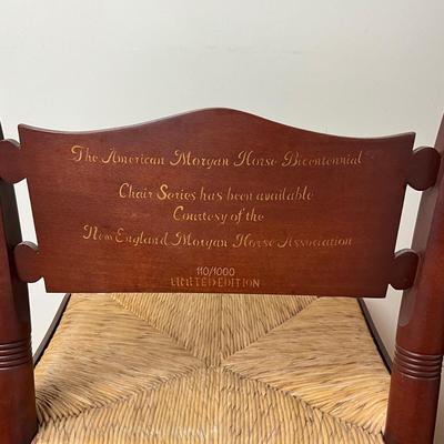 L1203 Set of 4 Hitchcock Limited Edition Morgan Horse Bicentennial Chairs