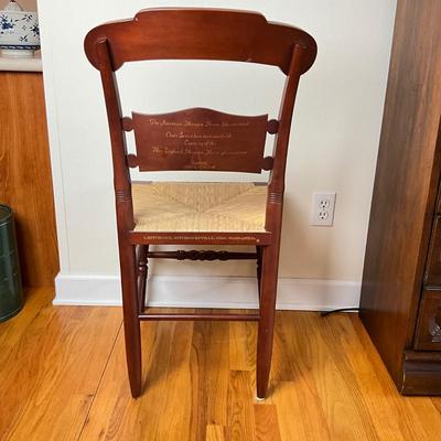L1203 Set of 4 Hitchcock Limited Edition Morgan Horse Bicentennial Chairs