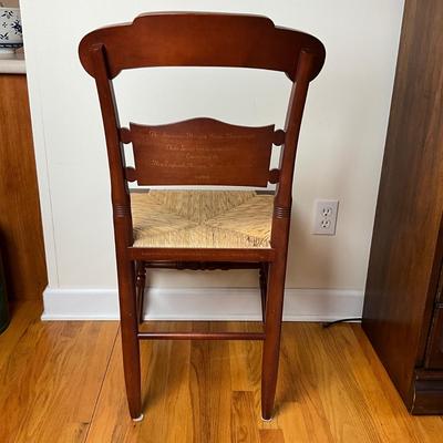 L1203 Set of 4 Hitchcock Limited Edition Morgan Horse Bicentennial Chairs