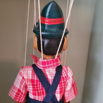 Green Hat Pinocchio Marionette (BD-EL)