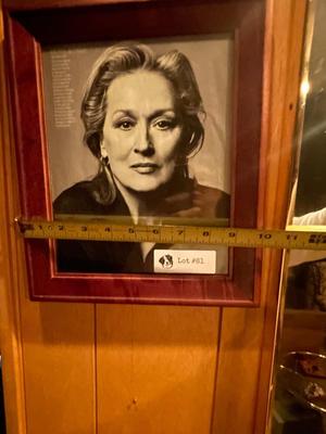 Vintage Framed Print - Meryl Streep