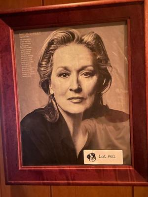 Vintage Framed Print - Meryl Streep