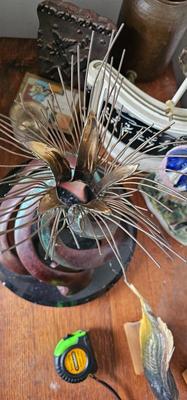 B. Livingstone-Strong Bronze Sculpture Signed