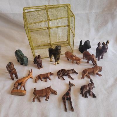 Hand Carved Wooden Animal Toys (BD-EL)