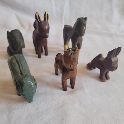Hand Carved Wooden Animal Toys (BD-EL)
