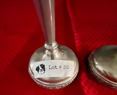 Vintage Set of 2 Silver Plated Candlesticks