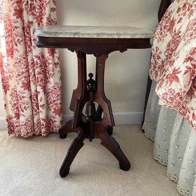 UBR1234 Antique Victorian Marble Top Table