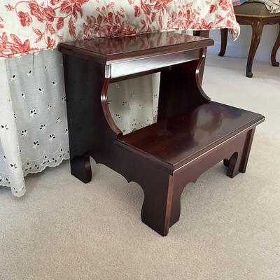 UBR1237 Bombay Mahogany Bed Steps