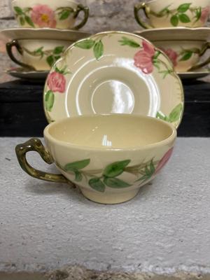 Desert Rose Cups and Saucers