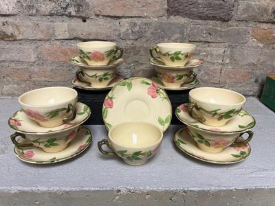 Desert Rose Cups and Saucers
