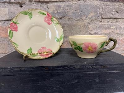 Desert Rose Cups and Saucers