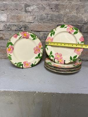 Desert Rose Dinner Plates