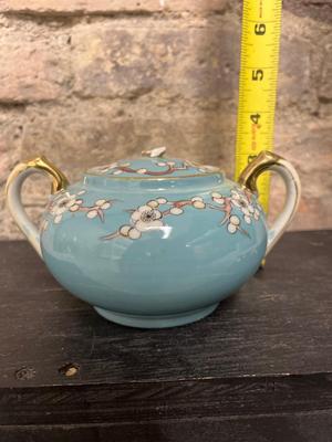 Turquoise Floral Vintage Tea Set