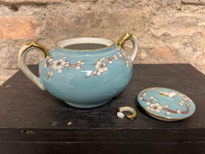 Turquoise Floral Vintage Tea Set