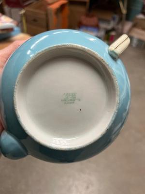 Turquoise Floral Vintage Tea Set