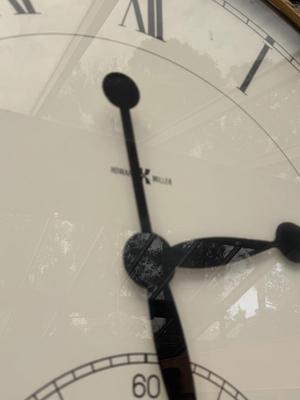 Vintage Howard Miller Clock 42" in Diameter - Works