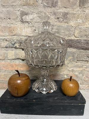 Candy Dish and Turned Apples