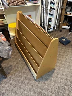 2 sided book rack