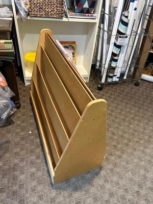 2 sided book rack