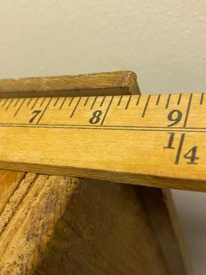 Vintage Handmade Pine Step Stool or small bench