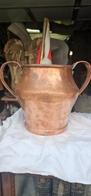 Copper Collection, Folk art Rooster pan/mold, Vintage Tea Pot, Two Handled Imperial Russian Vase