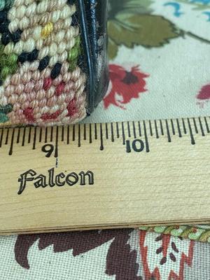Vintage Jana CARPET BAG FLORAL ROMANCE TAPESTRY NEEDLEPOINT