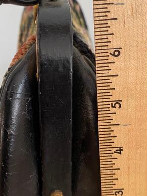 Vintage Jana CARPET BAG FLORAL ROMANCE TAPESTRY NEEDLEPOINT