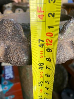 Vintage cast iron column