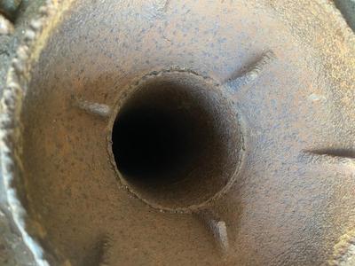 Vintage cast iron column