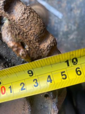 Vintage cast iron column