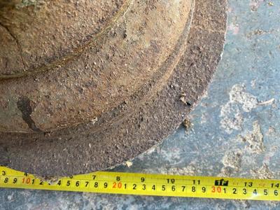 Vintage cast iron column