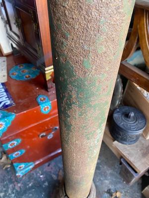 Vintage cast iron column