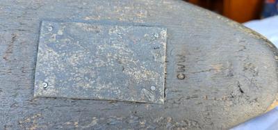 Hand Carved with Original Paint Wood Duck Decoy #4 Signed CWW