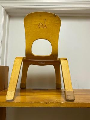 Vintage MCM style Community Playthings Child's Bent Plywood Chair