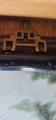 4 Chinese Hand painted Porcelain tile Panels FAMILLE ROSE