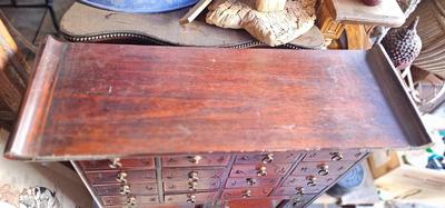 Antique Korean 16 Drawer Apothecary Herbal Medicine Chest!