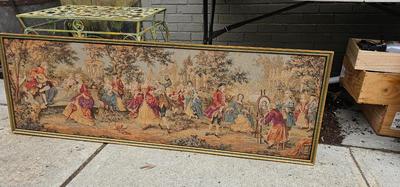 Framed French Style Tapestry