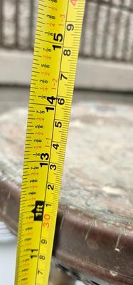 Vintage circa 1950's Brass Stool