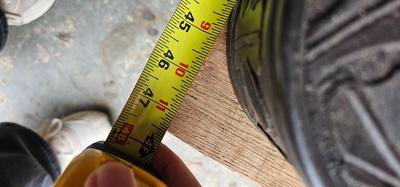 Industrial Rolling Cart, Antique Lineberry Wood and Cast Iron