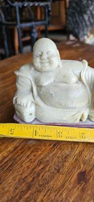 Small Chinese Carved Soapstone Buddha