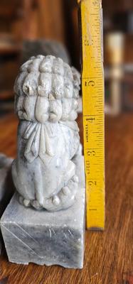 Vintage Foo Dog Statues Small Book ends
