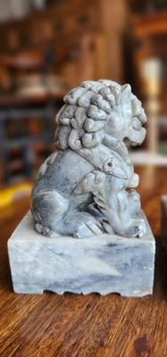 Vintage Foo Dog Statues Small Book ends