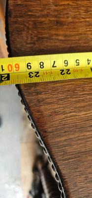 Antique French Side Table with Barley Twist Legs c1900