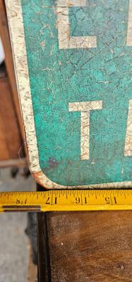 Vintage Telephone Sign Public Emergency